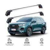 CHERY TIGGO 8 PRO 2022 et modèles ultérieurs TRX2 Thunder Carrier Barres transversales pour galerie de toit 2 barres
